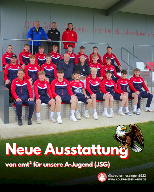 Neue Trainingsanzüge für unsere A-Jugend!