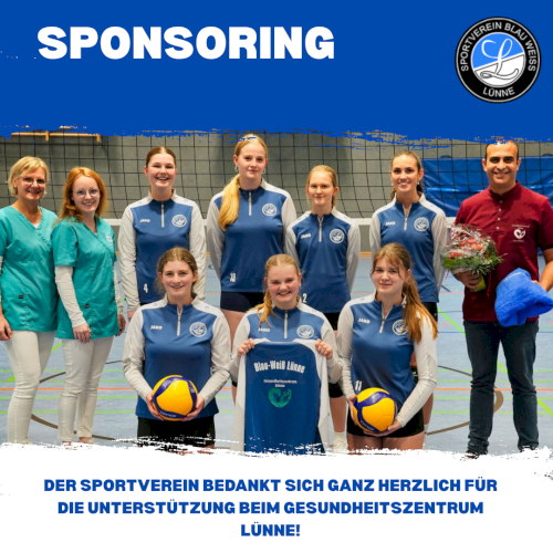 Neue Langarmshirts für die dritte Damenvolleyballmannschaft.