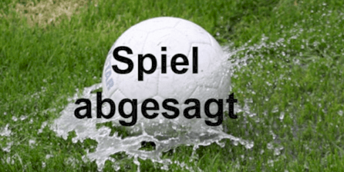 Spielabsage