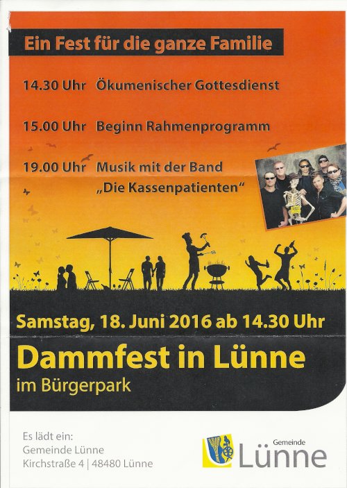Dammfest in Lünne