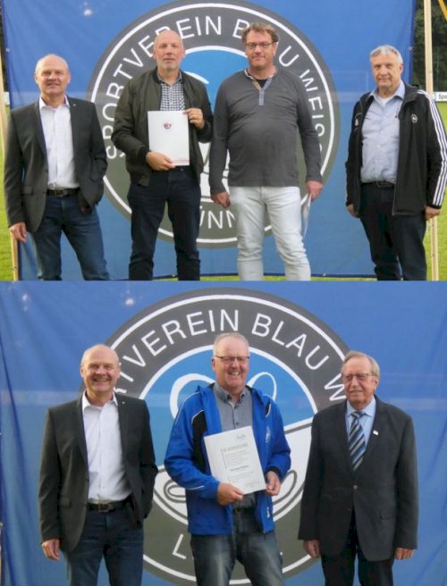 Blau Weiß Lünne nutzt LED-Anzeige auf der Generalversammlung