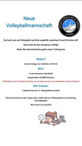 Weitere Volleyballmannschaft