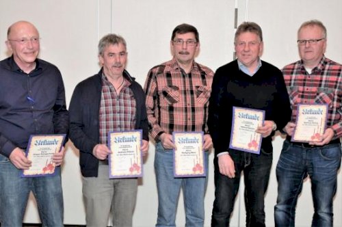 Ehrung für 50 Jahre Mitgliedschaft