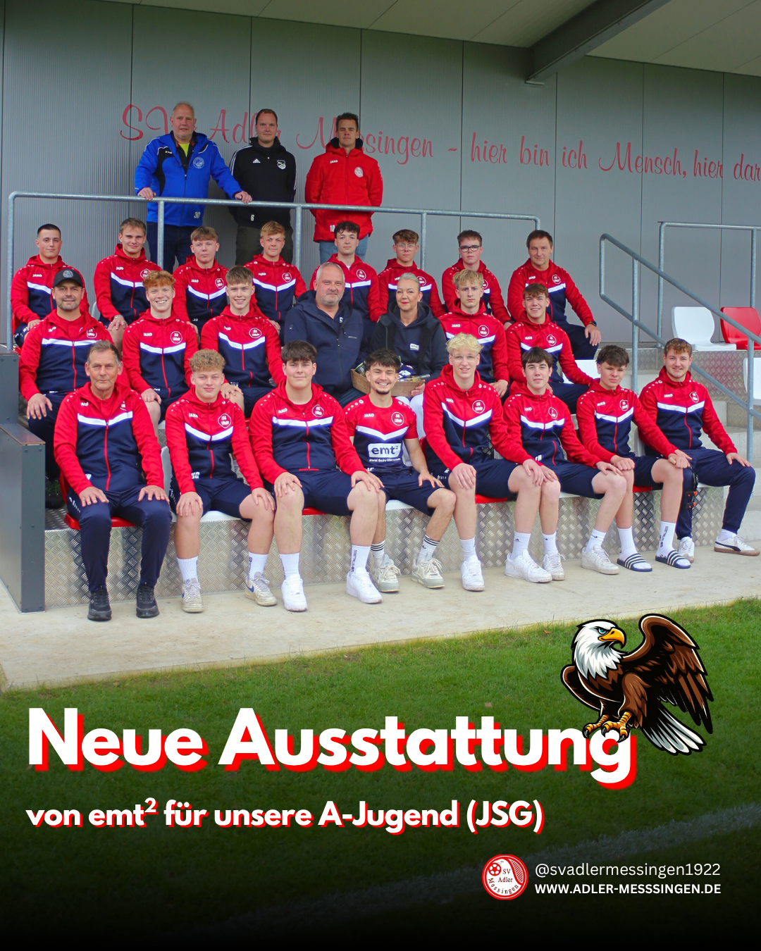 Neue Trainingsanzüge für unsere A-Jugend!
