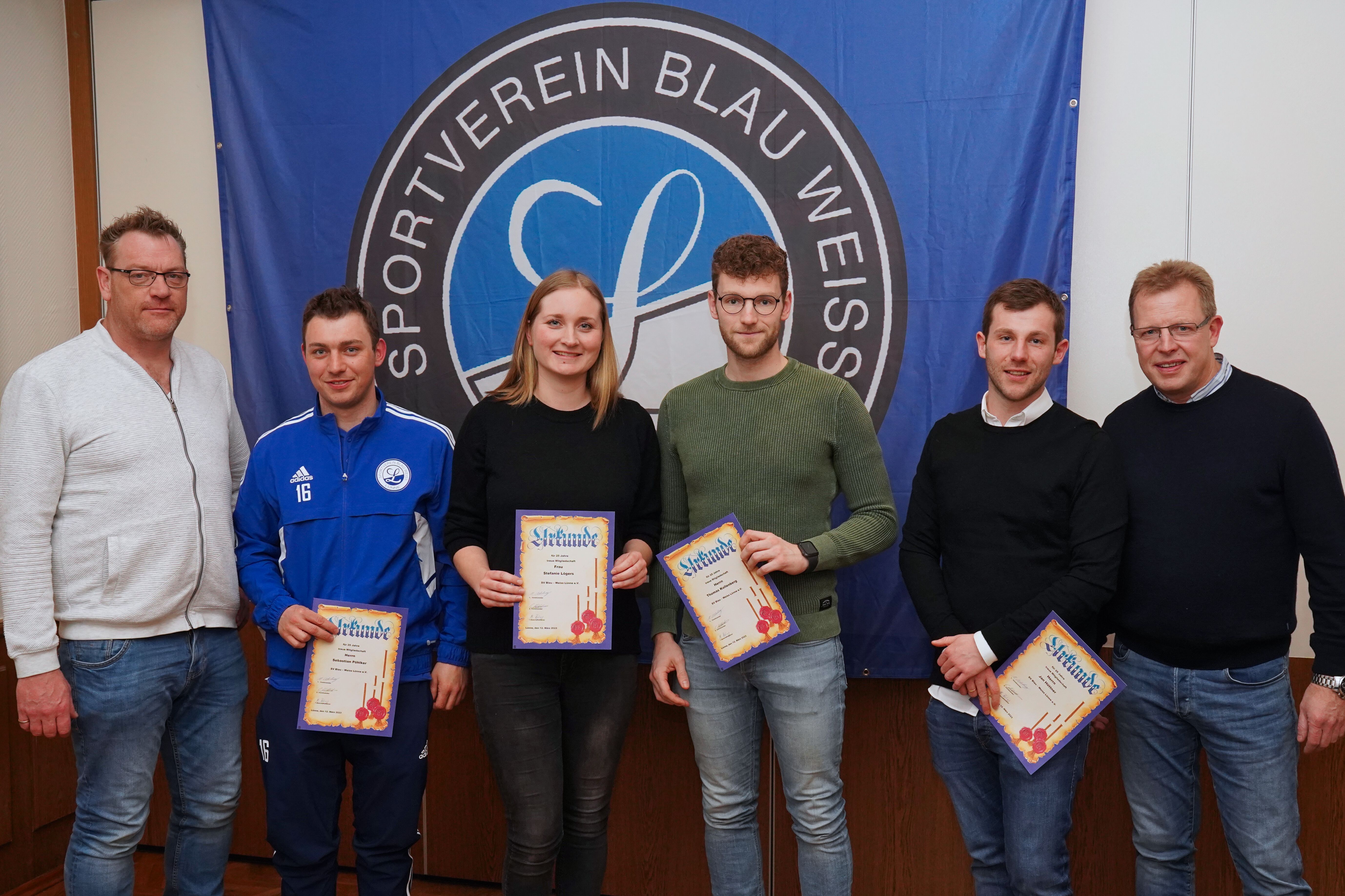 25 Jahre Blau Weiß Lünne