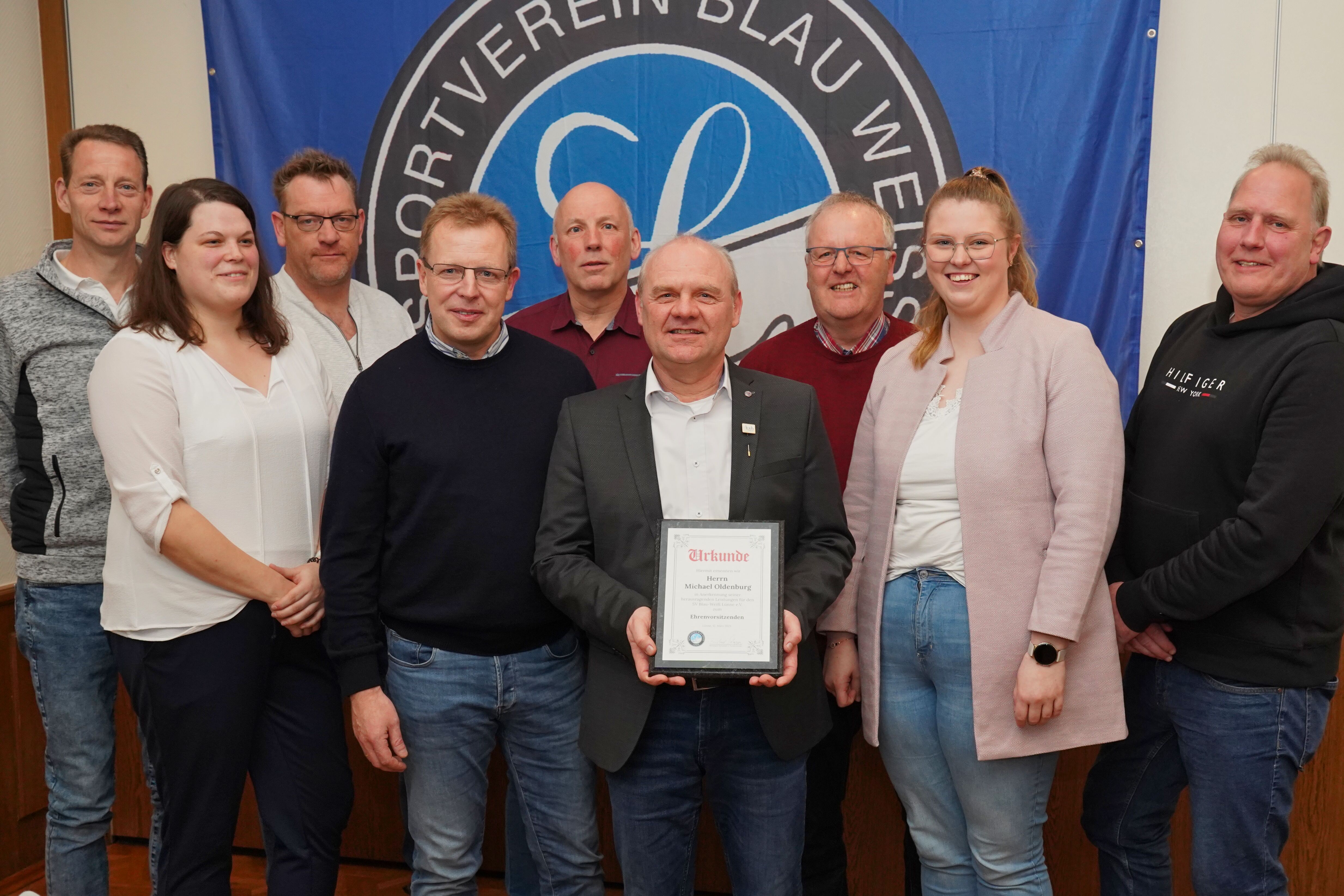 Führungswechsel bei Blau-Weiß Lünne