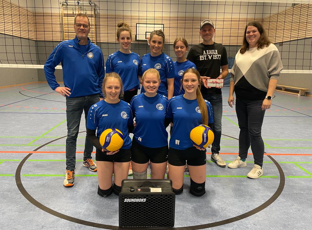 Neue Musikbox für die Volleyballabteilung