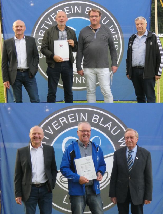 Blau Weiß Lünne nutzt LED-Anzeige auf der Generalversammlung