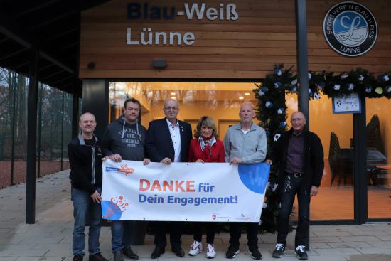 Ehrenamt überrascht beim SV Blau Weiß Lünne